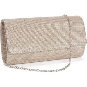 Women Chic Sparkle Clutch Bag &Purse Evening or Party Bag Small Detachable Chain